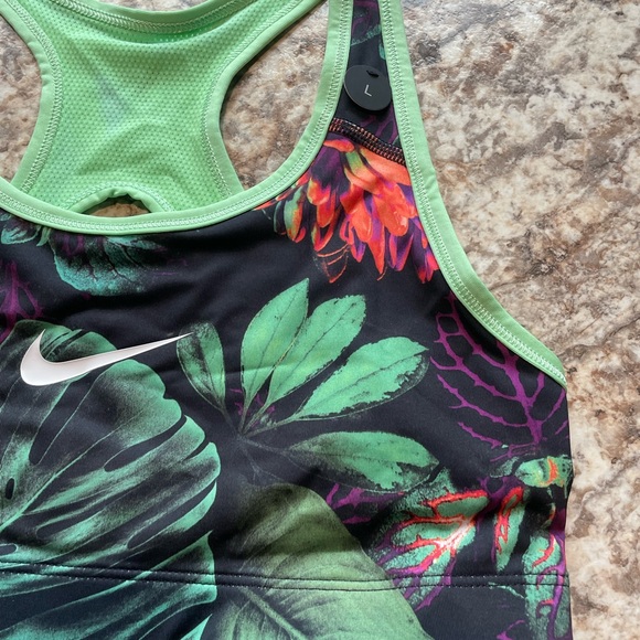 ❌SOLD!❌ NWT! Nike NP Bra Classic Reverse Tropical Sports Bra size Girl’s Large - Picture 6 of 13